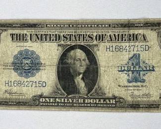 1923 US Large Note, $1 Silver Certificate