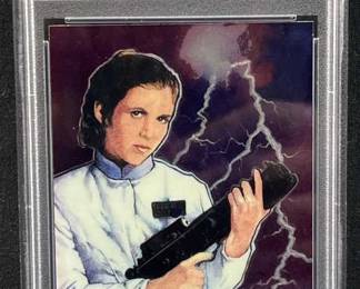 1996 Star Wars Finest Princess Leia PSA 9 MINT