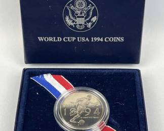 1994 World Cup Soccer Proof Clad Half Dollar