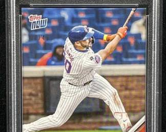 2024 Topps Pete Alonso Blue #/49 500RBI PSA