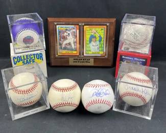 Nolan Ryan Signed Baseball & More Collection