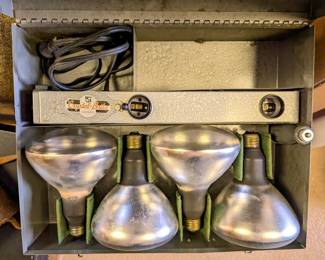 Vintage Crystal-Brite Chicago lighting set