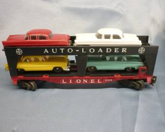 Another view of Lionel Trains Automobile Car (Autoloader) No. 6414, Post-War 1955-57, with original box