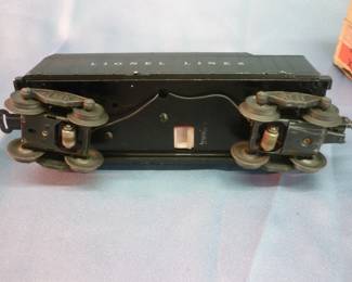 Another view of Lionel Trains Whistle Tender (Coal Car) No. 6466WX, Post-War 1949