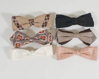 Another view of the variety of bowties