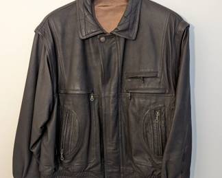 Vintage Echtes Leder brand leather jacket