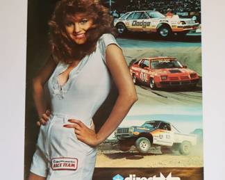 Mopar Direct Connection Parts poster circa 1980s