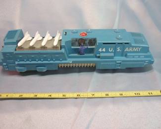 Lionel Trains U.S. Army Mobile Missile Launcher Locomotive No. 44, Post-War 1959-62