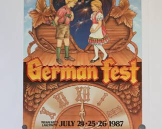 German Fest Milwaukee poster