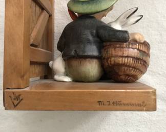 Vintage Goebel Hummel Bookend 61A "Playmates" TMK 2