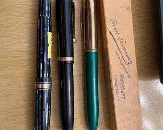 Vintage fountain pens