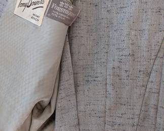 Tony Bowers Miami Beach /  Forstmarr hand sewn wool and silk blazer and trousers