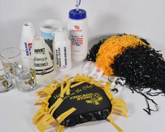 Vintage Chicago Sting sports memorabilia