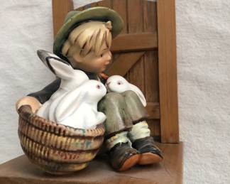 Vintage Goebel Hummel Bookend 61A "Playmates" TMK 2