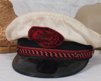 Visored cap with patch that says "Schwaben Verein Chicago" 