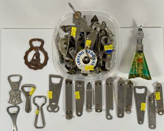 Collection of vintage bottle openers