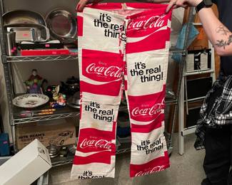 It's the Real Thing! Coca-Cola print drawstring pants