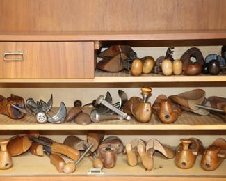 Many vintage shoe trees! Some metal, some wood