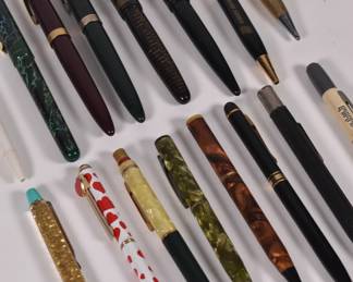 Vintage pens and mechanical pencils