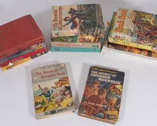 Vintage adventure and mystery books