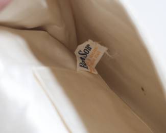 Label inside one handbag reads "Bon Soir"