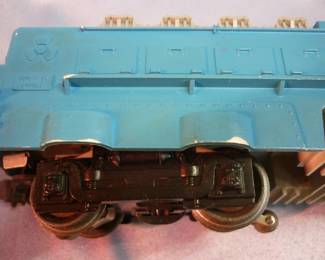 Closeup of Lionel Trains U.S. Army Mobile Missile Launcher Locomotive No. 44, Post-War 1959-62