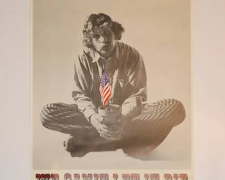 Vintage protest poster