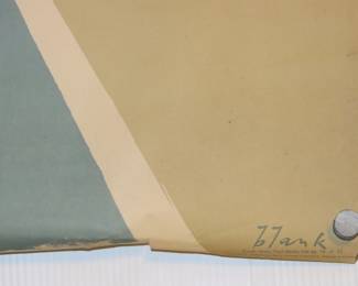 Closeup of vintage travel poster for Berlin, Germany, art by Richard Blank c.1953