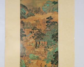 Poster print of antique Chinese painting
