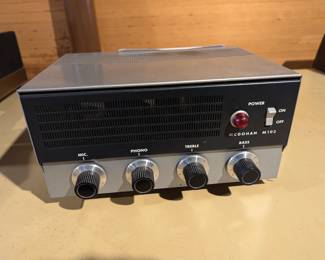 Late 1950s vintage McGohan P.A. tube amplifier model M102