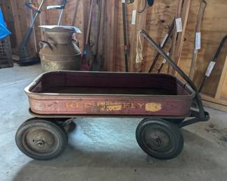 Vintage Red Flyer wagon