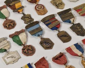 Incredible collection of late 1930s - early 1950s handgun sharpshooter medals 