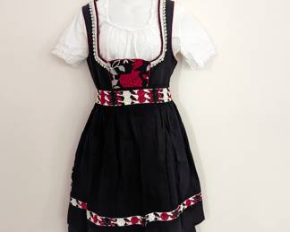 Women's German dirndl dress, embroidered