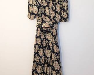 Michelle Stuart women's belted floral print dress, size 12