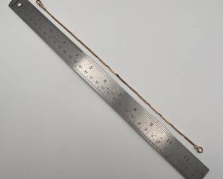 Another view of 10kt gold watch chain