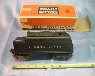 Lionel Trains Whistle Tender (Coal Car) No. 6466WX, Post-War 1949