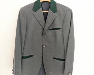 Bavarian style men's lined wool blazer, Exklusiv Bekleidung label 