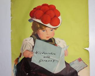 Vintage travel poster Germany