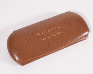 Dr. J. H. Mower, Jr. eyeglass case