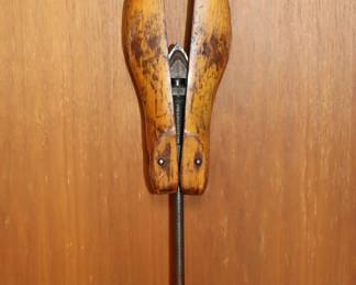Vintage wooden shoe or boot stretcher