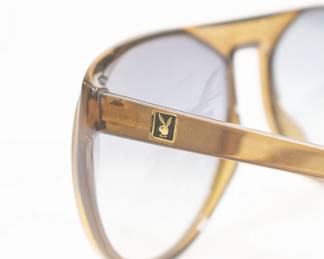 Another view of vintage pair of Playboy brand sunglasses
