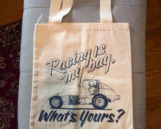 Racing cloth tote bag