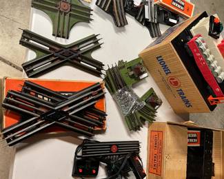 Lionel Trains tracks, switches, crossings