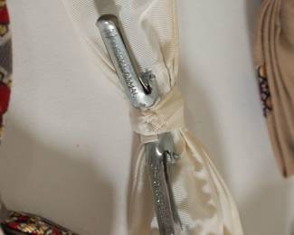 Another view of clip-on bowtie, made in Chicago, Illinois