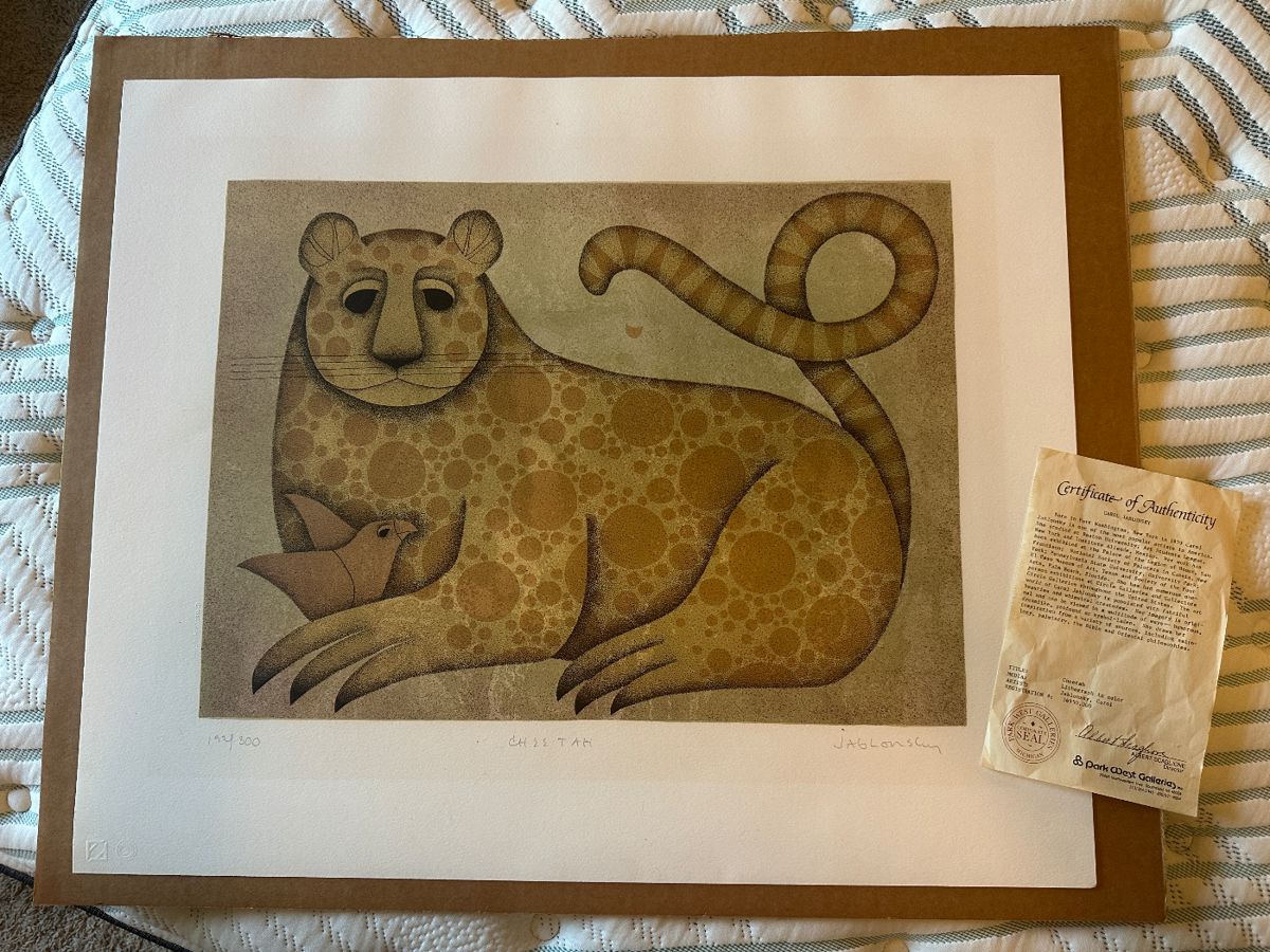 Jablonsky Lithiograph