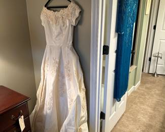 Vintage Wedding Gown and Beaded gown