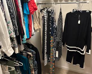 Shoes - Blow Fish, Ann Taylor, J crew, Sperry, etc.
Clothes-Black & White, Chicos, Anne Klein, Limited, Michael Korea, etc