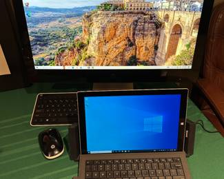 HP windows 10 touch screen I3 and Surface Pro 2 I5 with dock