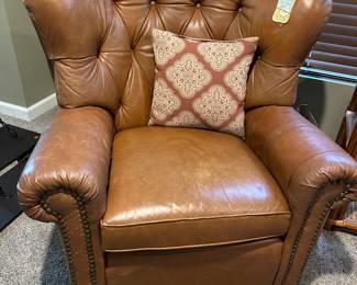 As Is Thomasville Leather Chair - $20.00