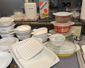 Pyrex and Corning Ware